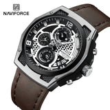 NF8051L Reloj naviforce para  hombre pulsera de cuero