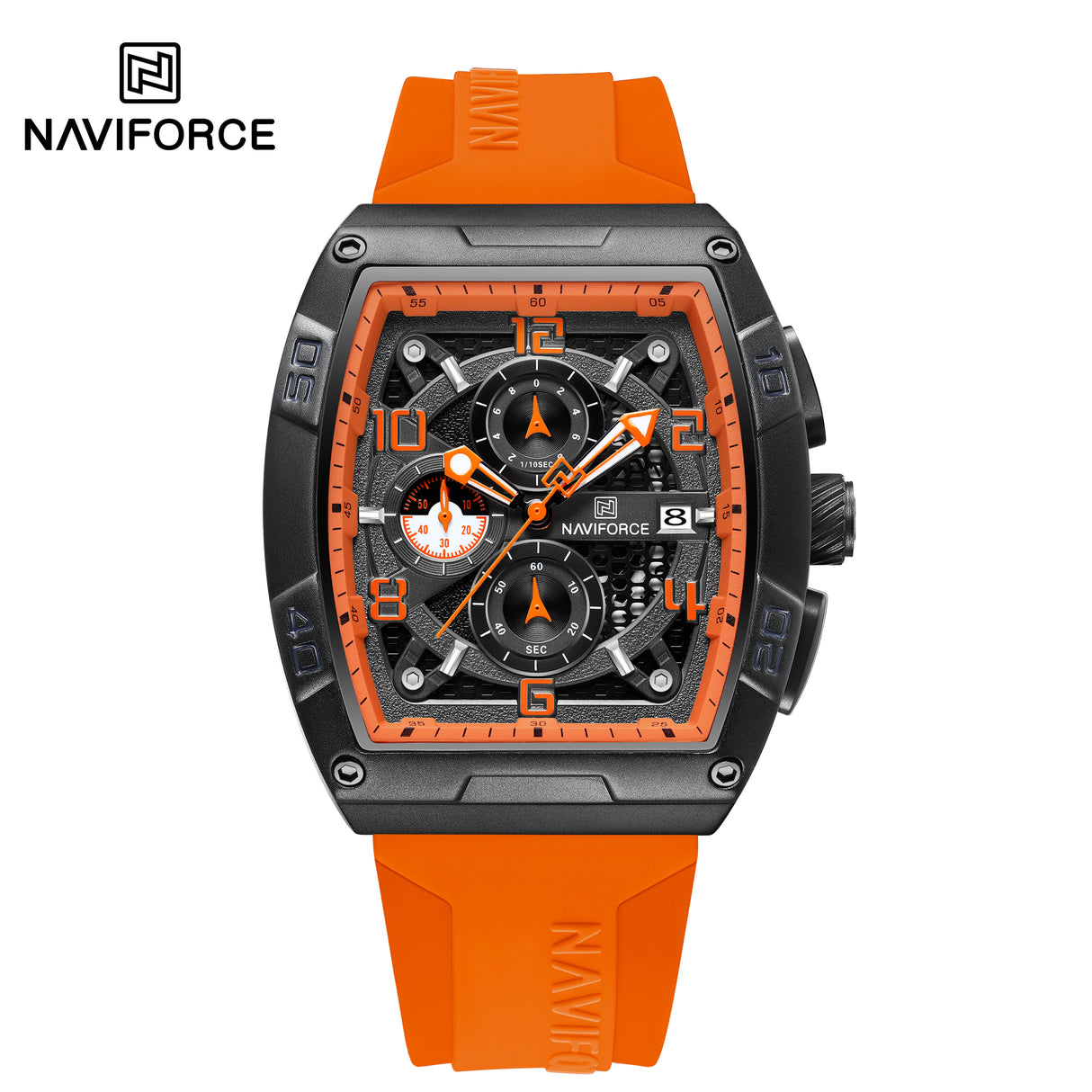 NF8052 Reloj Naviforce para caballero pulsera de caucho