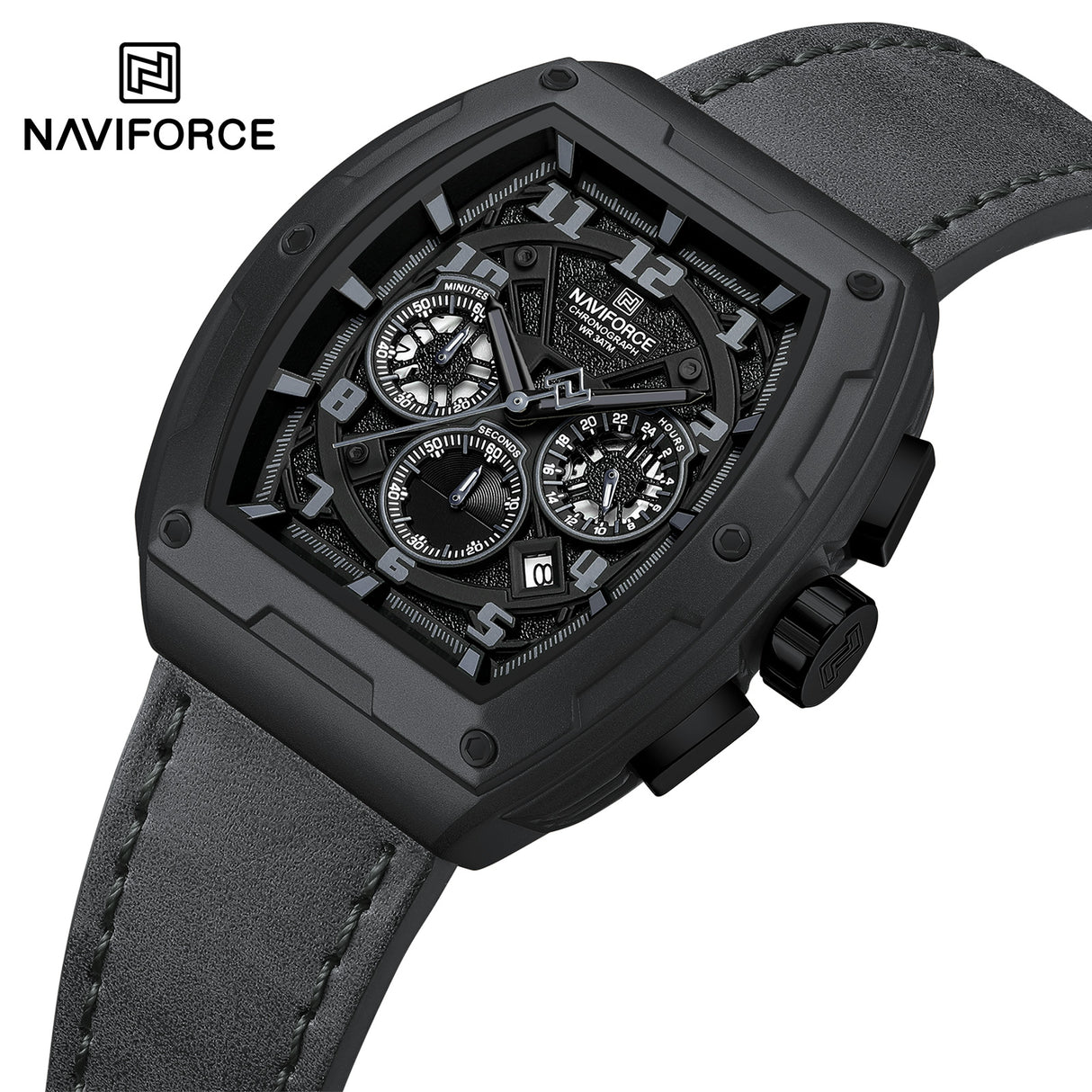 NF8053 Reloj Naviforce para caballero pulsera de cuero