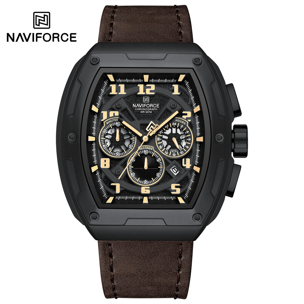 NF8053 Reloj Naviforce para caballero pulsera de cuero