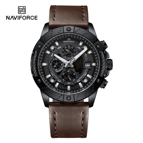 NF8055 Reloj Naviforce para caballero pulsera de cuero