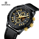 NF8055 Reloj Naviforce para caballero pulsera de cuero