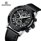 NF8055 Reloj Naviforce para caballero pulsera de cuero