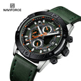 NF8055 Reloj Naviforce para caballero pulsera de cuero