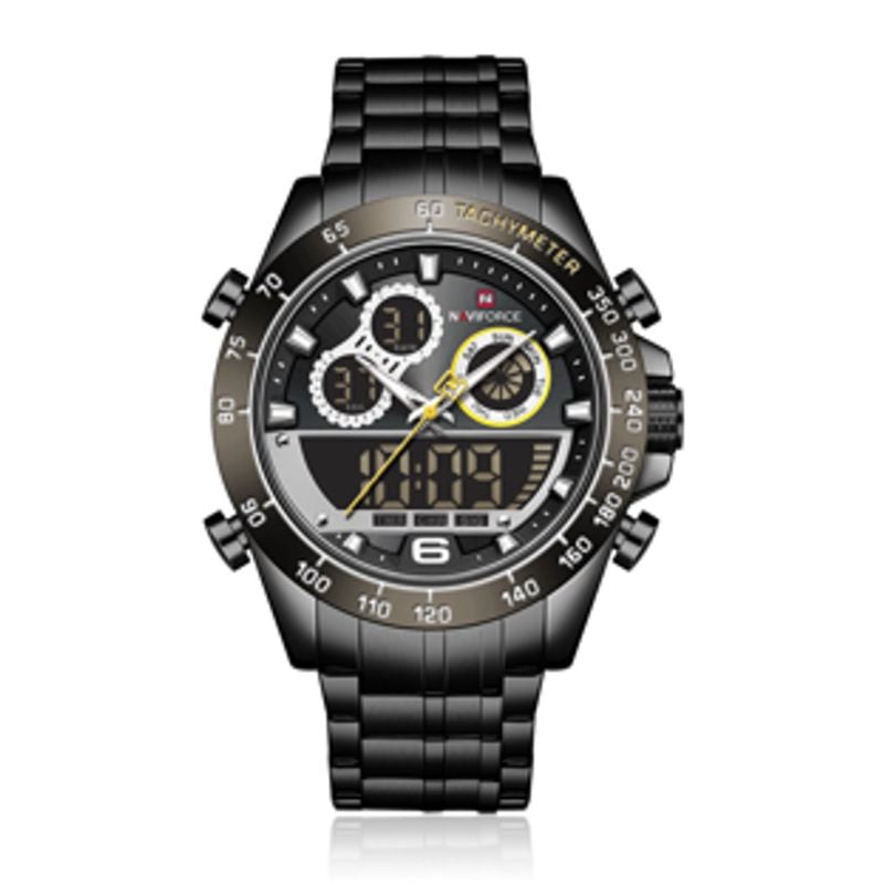 NF9188 Reloj Naviforce para Hombre Doble hora Pulsera de Metal