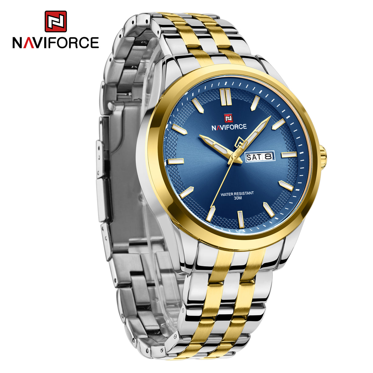 NF9203 Reloj Naviforce para Hombre Análogo Pulsera de Metal