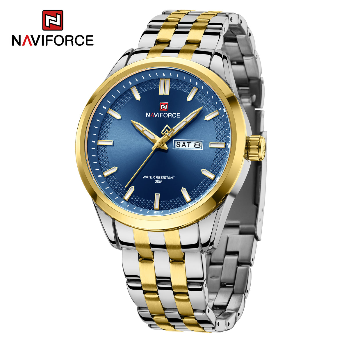 NF9203 Reloj Naviforce para Hombre Análogo Pulsera de Metal