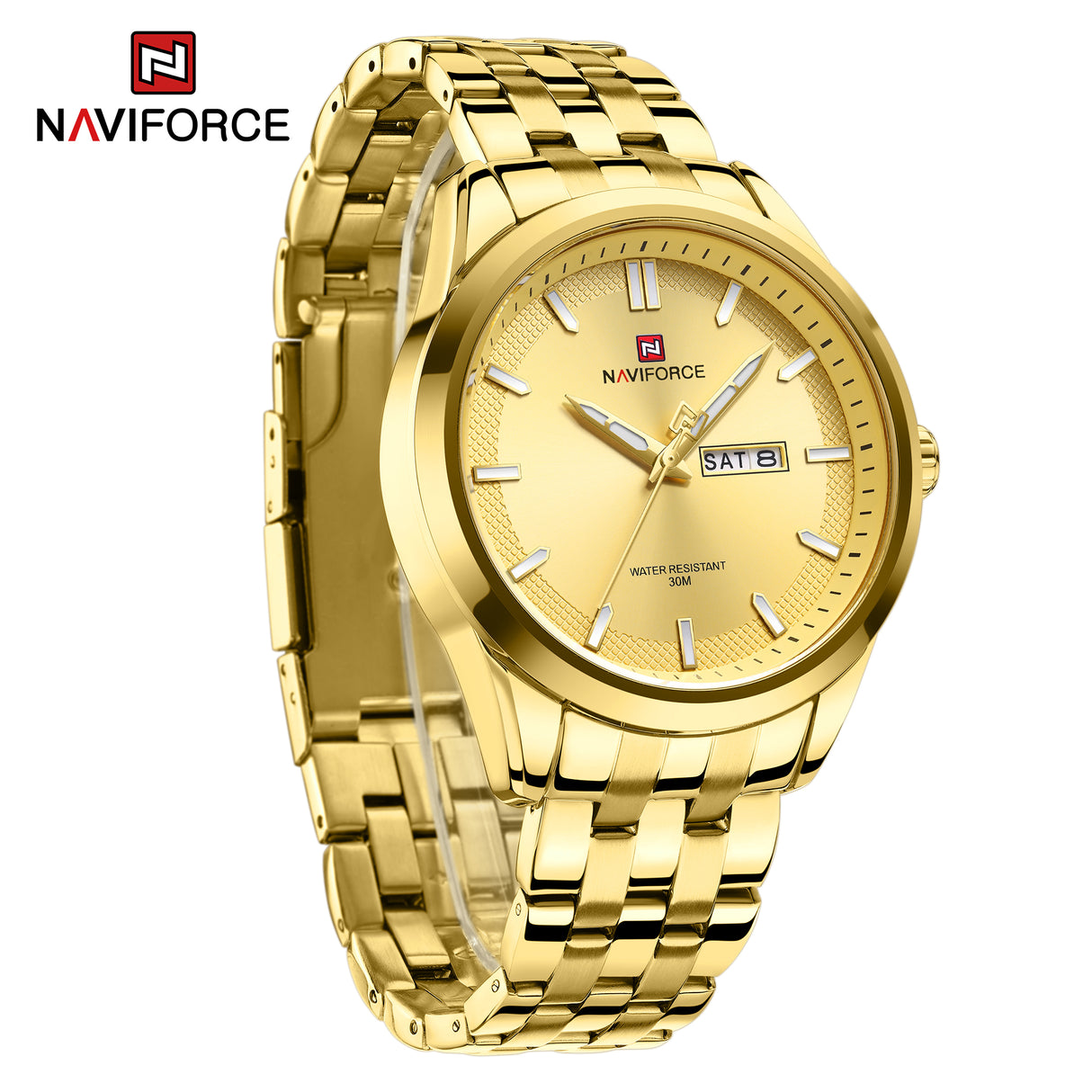 NF9203 Reloj Naviforce para Hombre Análogo Pulsera de Metal