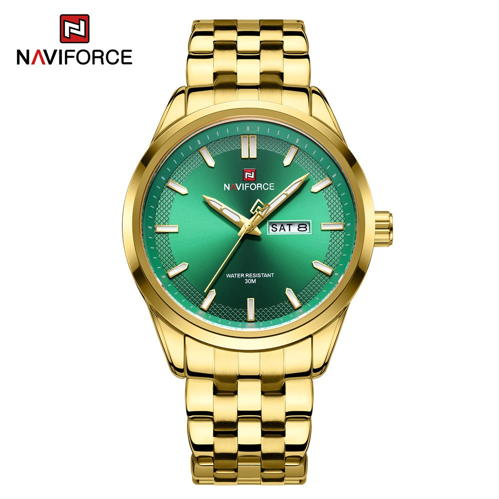 NF9203 Reloj Naviforce para Hombre Análogo Pulsera de Metal