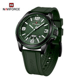 NF9215T reloj Naviforce para hombre pulsera de caucho