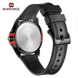 NF9215T reloj Naviforce para hombre pulsera de caucho