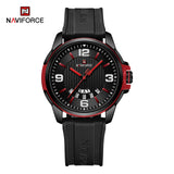 NF9215T reloj Naviforce para hombre pulsera de caucho