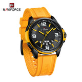 NF9215T reloj Naviforce para hombre pulsera de caucho