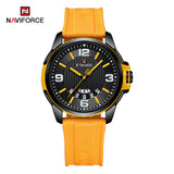 NF9215T reloj Naviforce para hombre pulsera de caucho