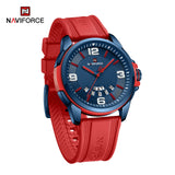 NF9215T reloj Naviforce para hombre pulsera de caucho