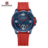 NF9215T reloj Naviforce para hombre pulsera de caucho