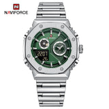 NF9216S Reloj Naviforce para Hombre Pulsera de Metal Doble hora