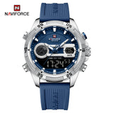 NF9223 Reloj Naviforce para hombre pulsera de caucho