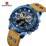 NF9224 Reloj Naviforce para hombre pulsera de cuero