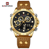 NF9224 Reloj Naviforce para hombre pulsera de cuero