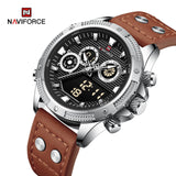 NF9224 Reloj Naviforce para hombre pulsera de cuero