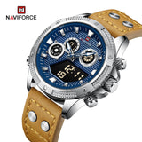 NF9224 Reloj Naviforce para hombre pulsera de cuero