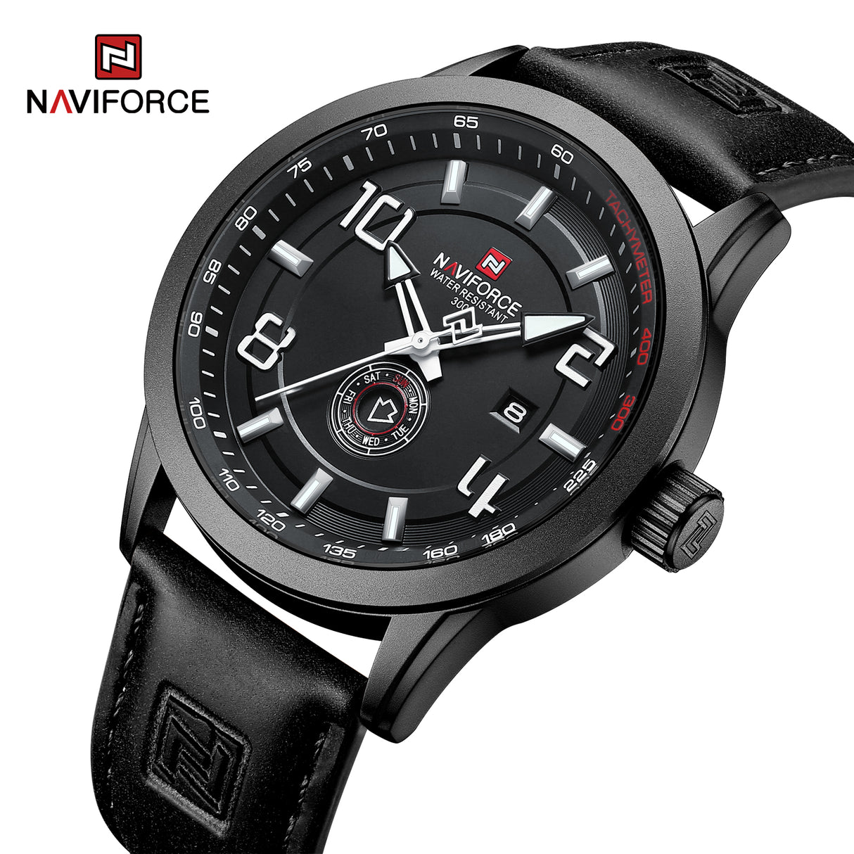 9229 Reloj Naviforce para caballero pulsera de cuero