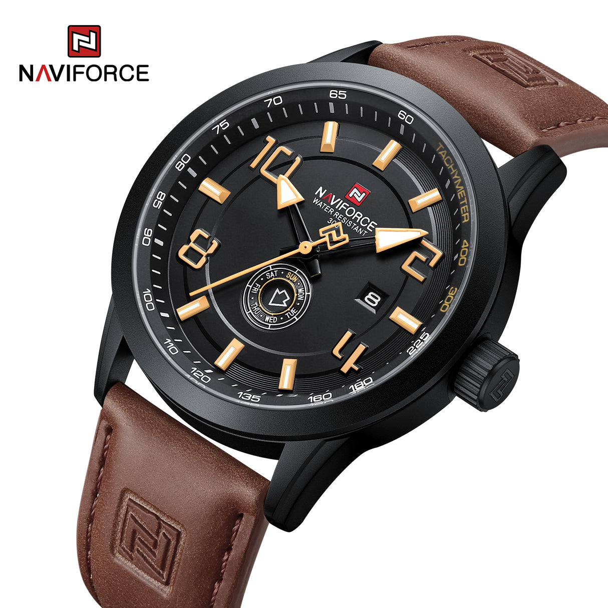 9229 Reloj Naviforce para caballero pulsera de cuero