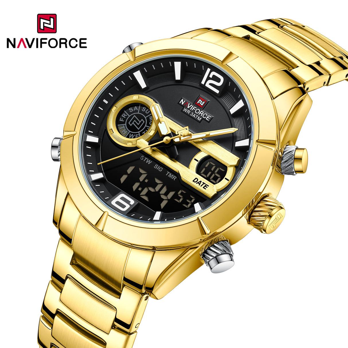 NF9232 Reloj Naviforce para hombre pulsera de metal