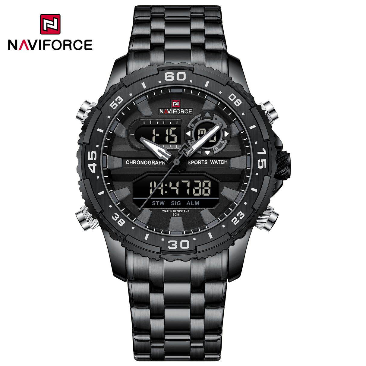 NF9234 Reloj Naviforce para hombre pulsera de metal