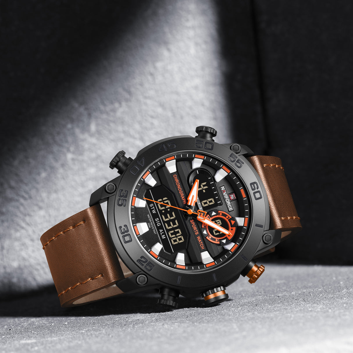 NF9235 Reloj naviforce para  hombre pulsera de cuero