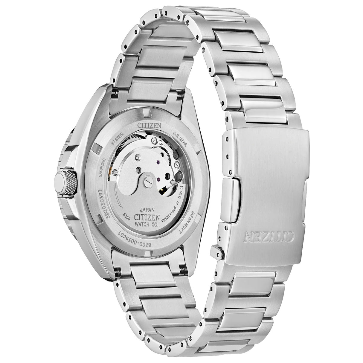 NH7530-52M Reloj Citizen Sport para caballero pulsera de acero inoxidable