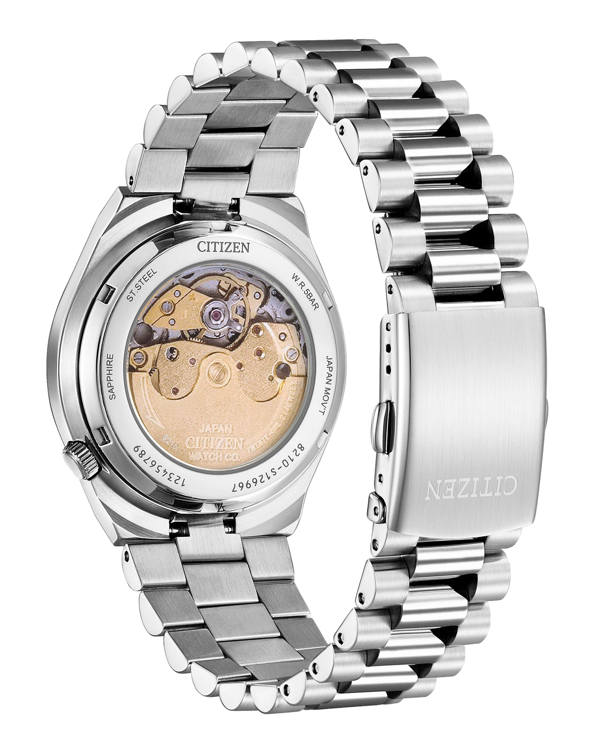 NJ0151-53X Reloj Citizen Unisex Correa de acero inoxidable