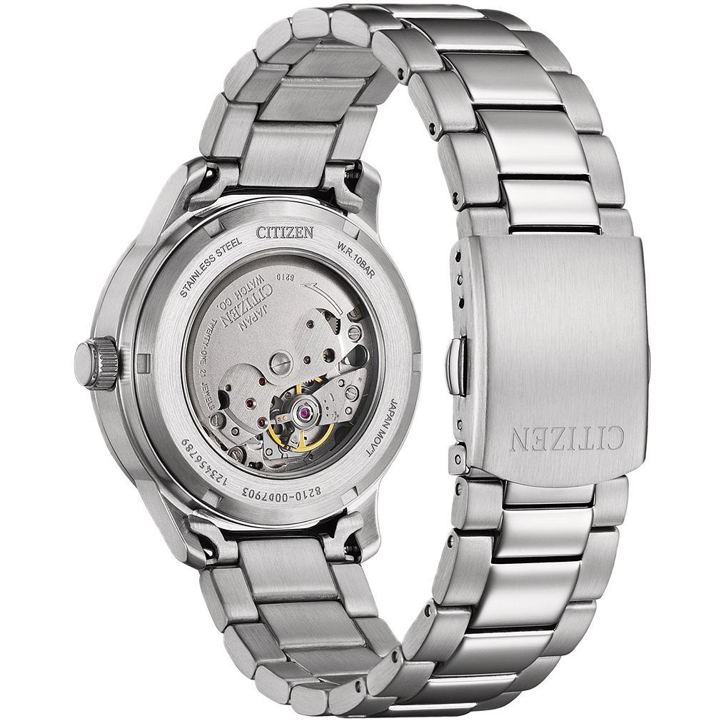 NJ0191-83L Reloj Citizen Mechanical Automático de hombre banda de metal