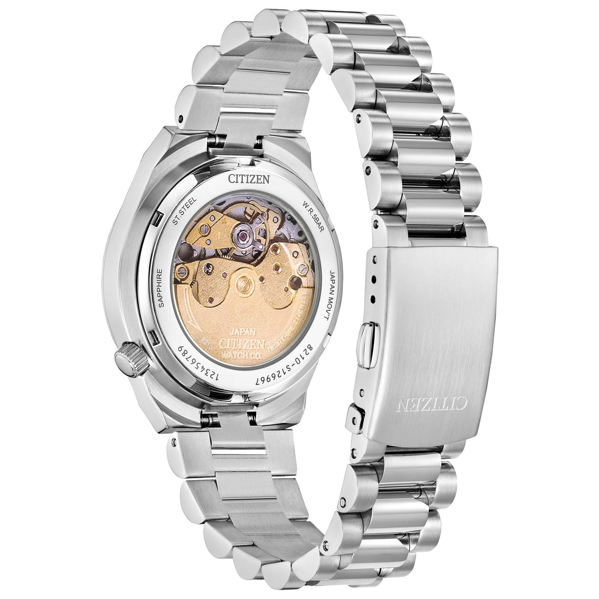 NJ0200-50W Reloj Bulova Tsuyosa Automático de mujer pulsera de metal