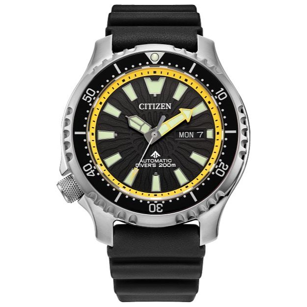 NY0130-08E Reloj Citizen para hombre pulsera de caucho