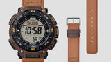 PRG-340 Reloj Casio Pro Trek para hombre pulsera de piel