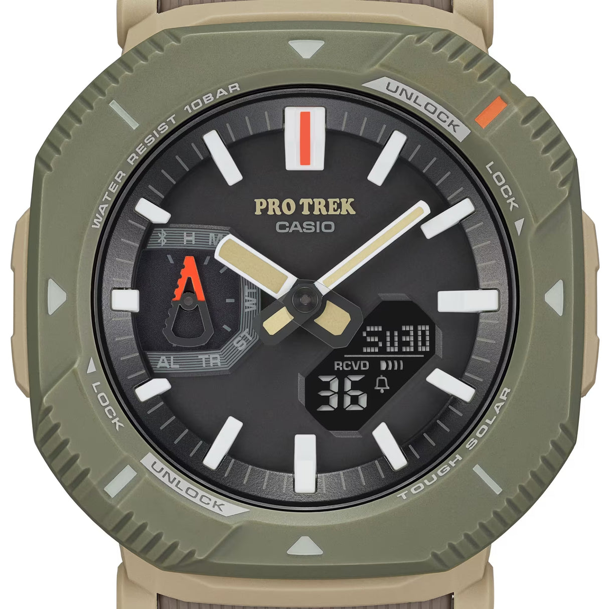 PRJ-B001 Reloj Casio ProTrek unisex correa de caucho