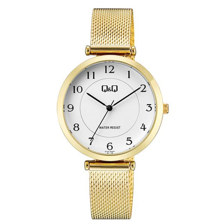 Q13A Reloj QQ Análogo para Mujer Pulsera Mesh