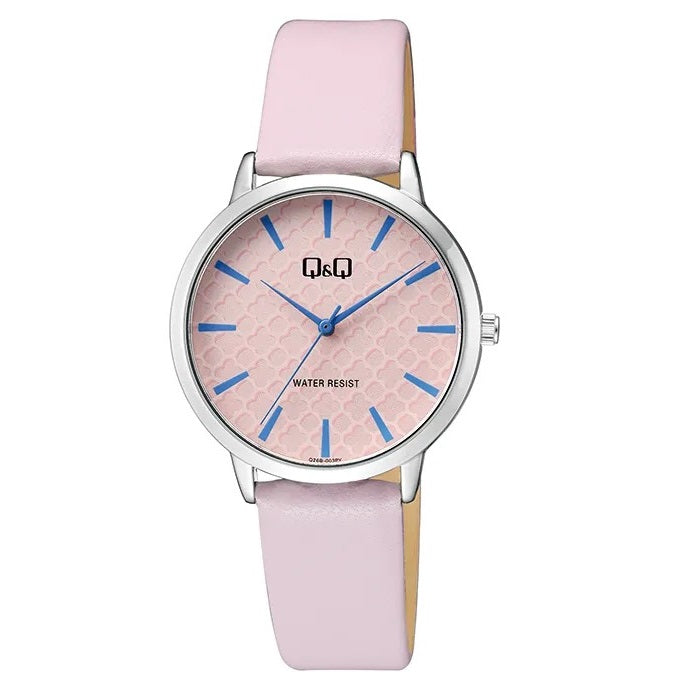 Q26B Reloj QQ para mujer pulsera de cuero