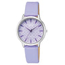 Q26B Reloj QQ para mujer pulsera de cuero