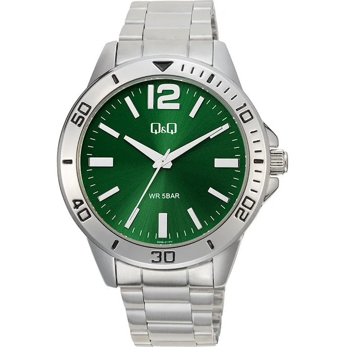 Q28B QQ Reloj Análogo para Hombre Pulsera de Metal