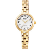 Q55B Reloj QQ para mujer pulsera de metal