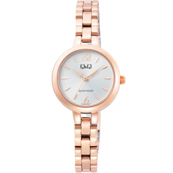 Q55B Reloj QQ para mujer pulsera de metal