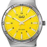 Q70B Reloj QQ para hombre pulsera de metal