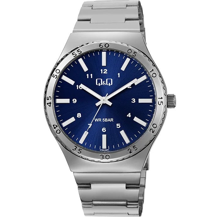 Q70B Reloj QQ para hombre pulsera de metal