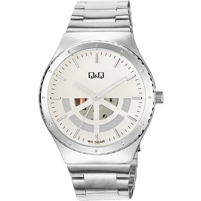 Q71B  reloj QQ para hombre pulsera de metal