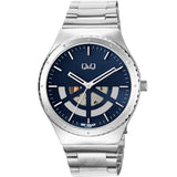 Q71B  reloj QQ para hombre pulsera de metal