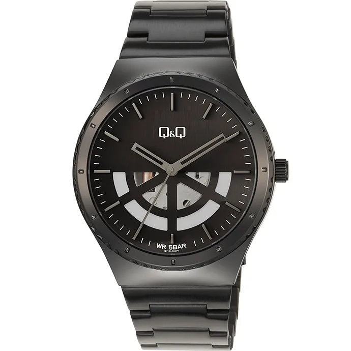 Q71B  reloj QQ para hombre pulsera de metal