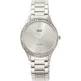 Q75B Reloj QQ para mujer pulsera de Metal